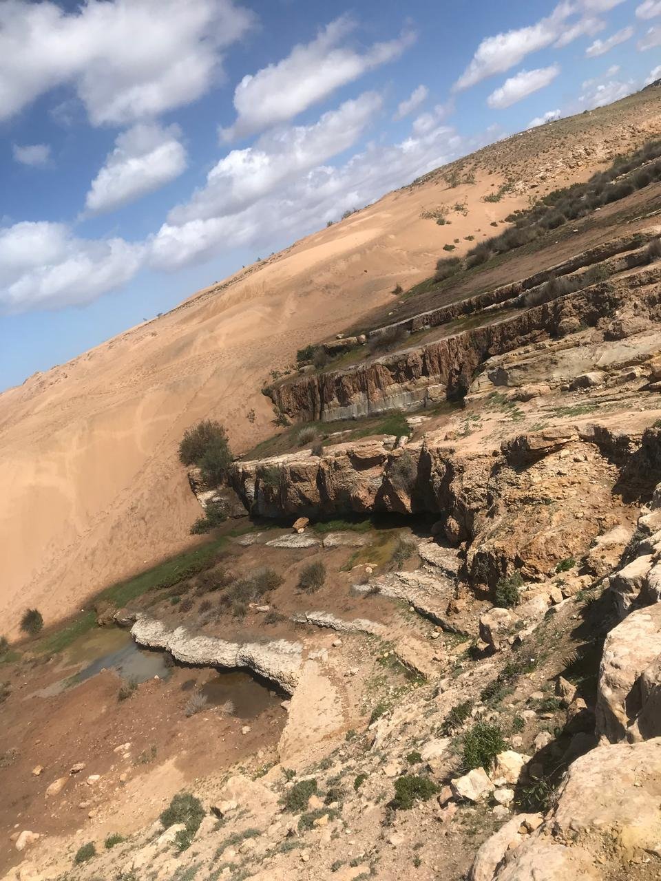 Dunes and Atlantic coastal scenery near Sidi Mbarek
